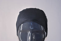 Black Under Cap with Tie Back Lace