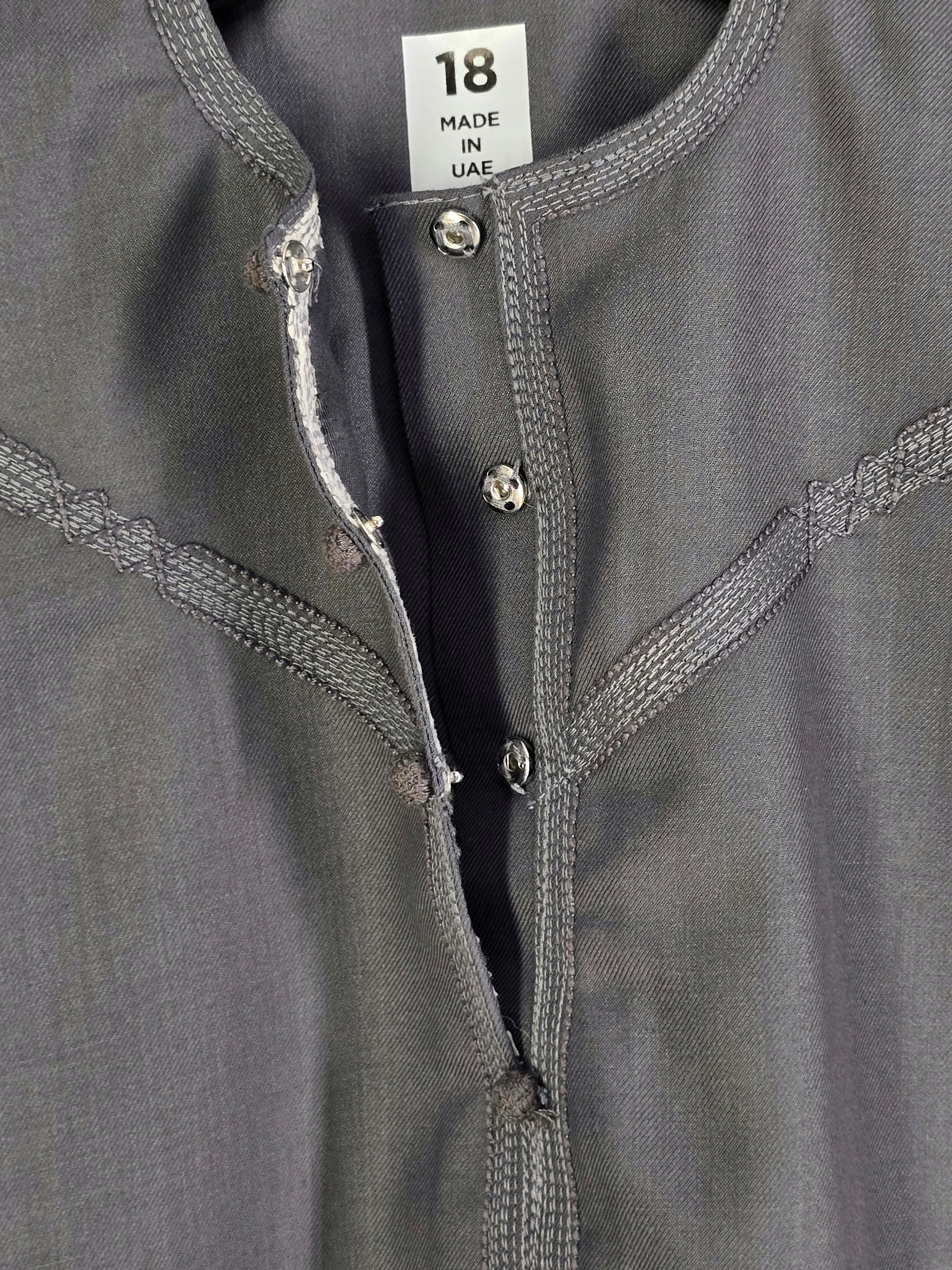 Kids Grey Omani Thobe