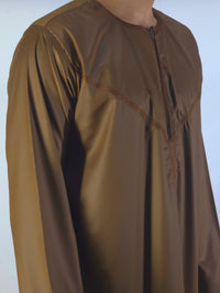 Copper/ Bronze Emirati Thobe