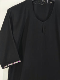 Simple Black abaya with gems