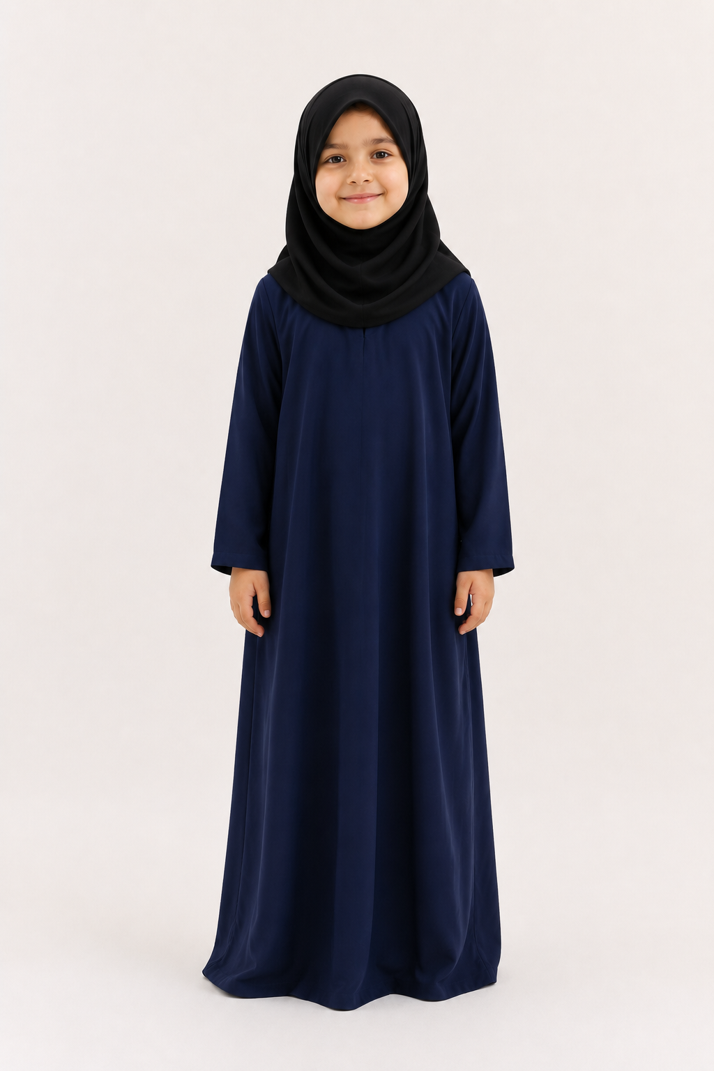 Navy Blue simple Abaya