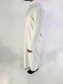Simple Plain White Saudi Thobe