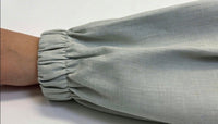Beige Linen closed abaya