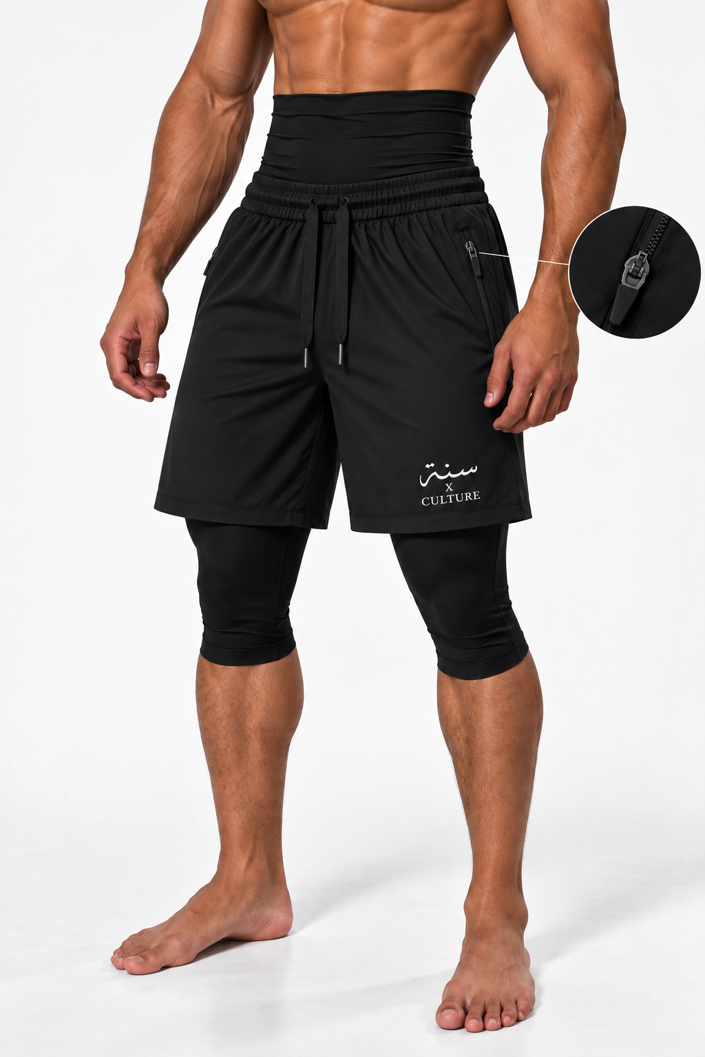 Black Men’s Awrah Performance Shorts