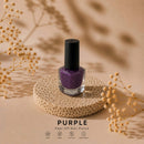 Purple Peel-Off Nail Polish (Glitter Finish)