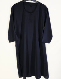 Navy Blue simple Abaya