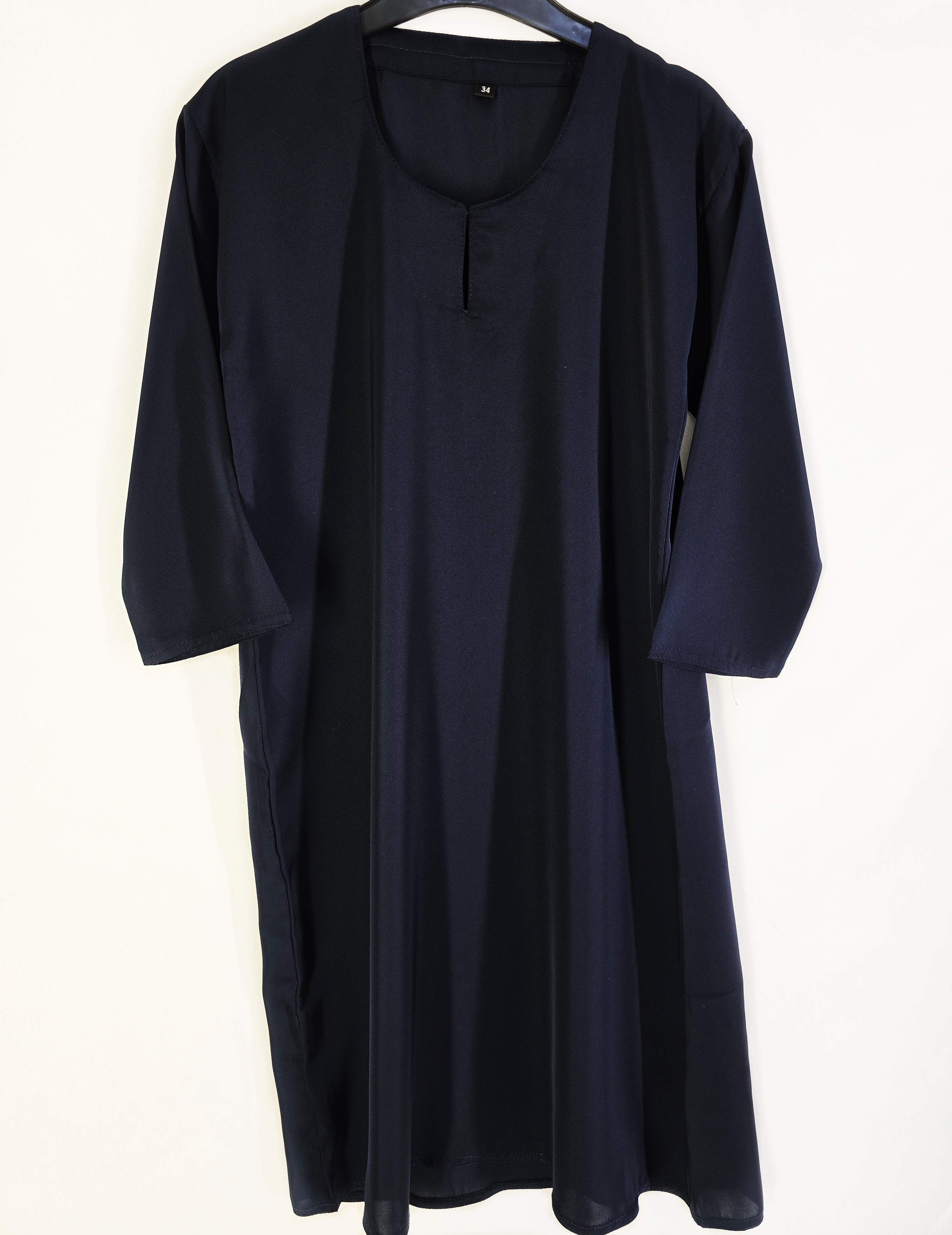 Navy Blue simple Abaya
