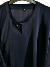 Navy Blue simple Abaya