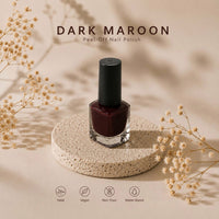 Maroon Glitter Peel-Off Nail Polish