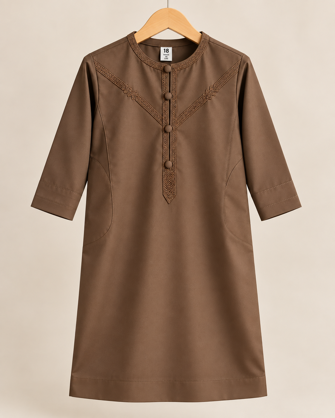 Toddler Brown Emirati Thobe