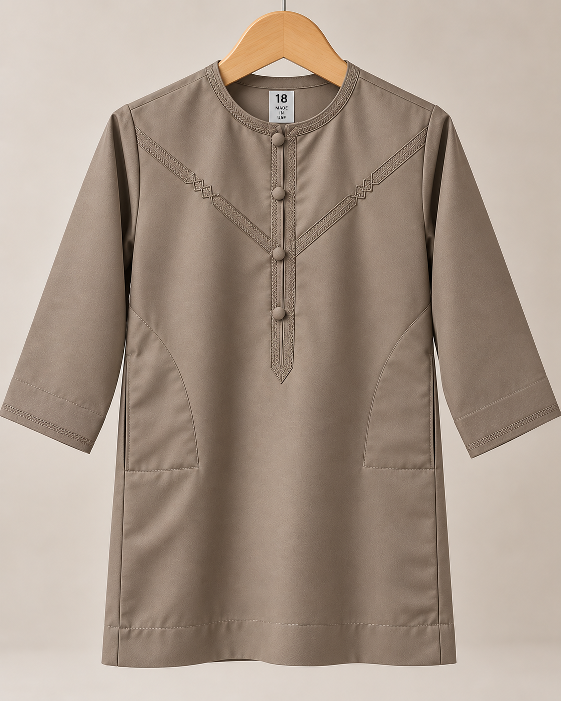 Toddler Taupe Emirati Thobe